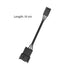 GINTOOYUN 4Pin PWM to 3Pin Standard Fan Adapter Cable, PWM Fan Temperature Control Cable for Desktop PC (5 Pack)