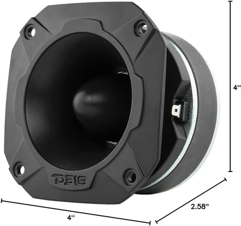 DS18 PRO-TWX3 4" Super Bullet Tweeter, 480 Watts, 1.5" Aluminum, 4-Ohm Vc - Best in Car Audio Market (1 Speaker)
