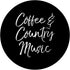 Funny Coffee & Country Music, PopSockets PopGrip: Swappable Grip for Phones & Tablets, Cute Country Music Lover Gift