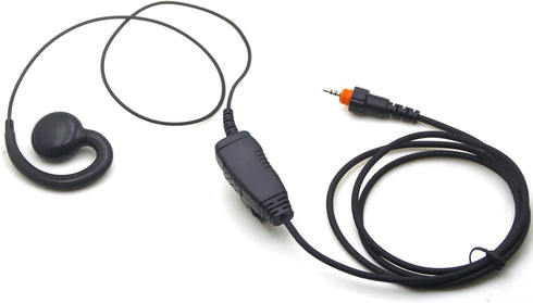 HKLN4455 HKLN4602 CLP1010 CLP1040 CLP1060 CLP446 CLP1083e CLP446e CLPe Plus Earpiece with PTT Mic for Motorola Solutions Business Radios Single Pin Shotr Cord Swivel Headset
