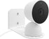 Metal Wall Mount Holder for Google Nest Indoor 2nd Generation Wired Security Cam, White