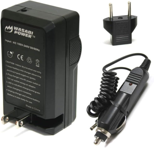 Wasabi Power 2-Pack Battery and Charger for Kodak KLIC-7006, LB-012, Kodak PIXPRO FZ55, FZ53