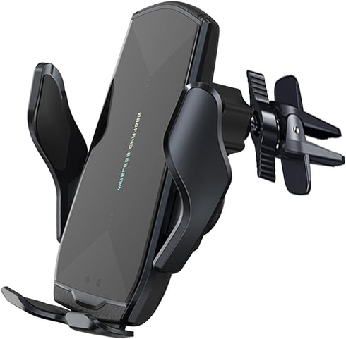 Wireless Car Charger, Qi 15W Fast Charging Automatic Clamping Phone Holder for iPhone 13/12 Pro Max/Samsung Galaxy