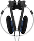 Koss Porta Pro Classic On-Ear Headphones, Black/Silver, Retro Style, 3.5mm Wired Plug