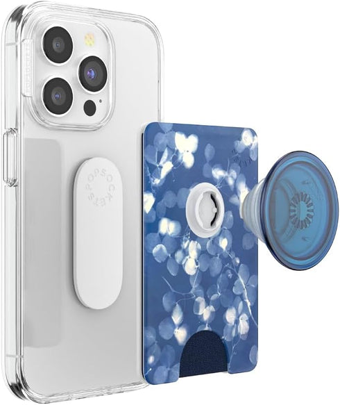 Phantom Aspen PopSockets Phone Wallet with Expanding Grip, Card Holder, Wireless Charging Compatible