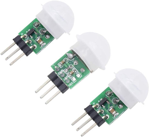 HiLetgo 3pcs AM312 Mini Pyroelectric PIR Human Sensor Module PIR Infrared IR Sensor