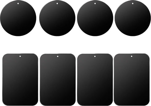 D.SKING 8-Pack Replacement Mount Metal Plates for Car Phone Holder Kits