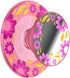 PopSockets Pink Relief Round Phone Grip Compatible with MagSafe, Adapter Ring Included, Wireless Charging Holder