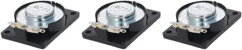 Fielect 3Pcs DIY Magnetic Speaker 2W 8 Ohm Replacement Loudspeaker, Rectangle Shape 40 x 28mm (L x W)