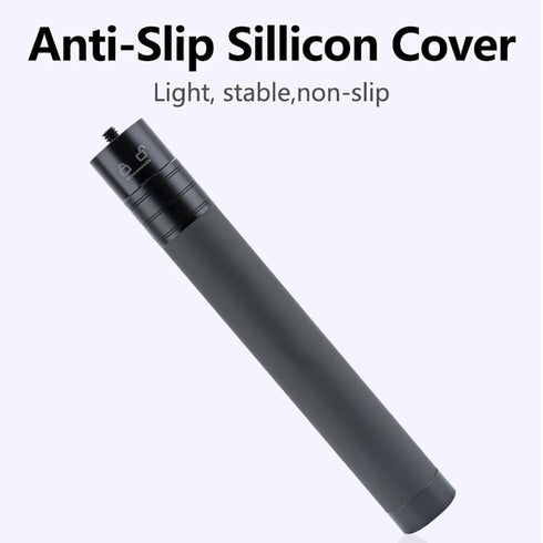 Generic 17.1" 43cm 1/4"-20 / Gimbal Extension Selfie Stick Compact Aluminum Portable Stabilizer Extension Rod, Foldable
