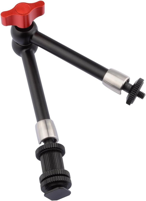 CAMVATE 11 inch Adjustable Articulating Friction Magic Arm for LCD Monitor, DSLR Camera Rig, LED Lights, Flash Light -