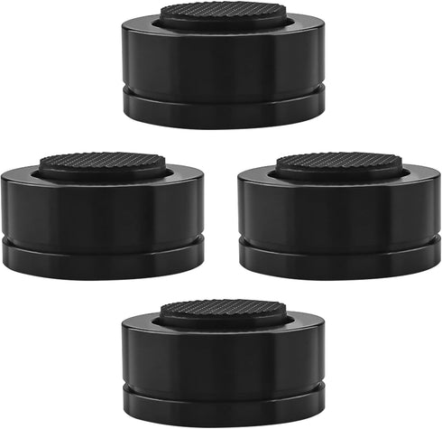 Tertullus 4PCS HiFi Spikes Speaker Bracket Foot, Adjustable Isolation Stand Feet for Amplifier Speaker DAC Spikes+Base