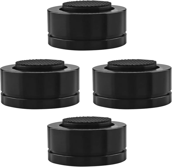 Tertullus 4PCS HiFi Spikes Speaker Bracket Foot, Adjustable Isolation Stand Feet for Amplifier Speaker DAC Spikes+Base