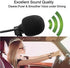 3.5mm Car Microphone with 9.85 Feet Cable External Assembly Mic for Vehicle Head Unit Bluetooth Enabled Stereo Radio GPS