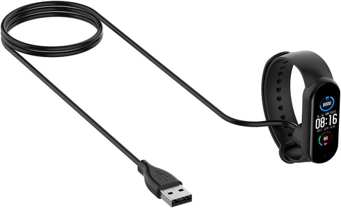 USB Magnetic Charging Cable for Xiaomi Mi Band 5, 6, 7 & Amazfit Band 5 - 1.64ft / 50cm Replacement Charger.