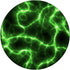 PopSockets PopGrip: Green Lightning Abstract Textures Gift for Phones & Tablets, Standard PopGrip, Clear