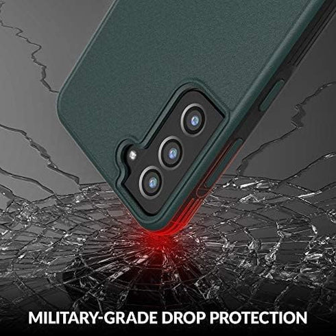 Crave Slim Guard for Galaxy S21 Case, Shockproof Case for Samsung Galaxy S21, Forest Green