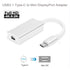 chenyang USB-C USB 3.1 Type C to Mini DisplayPort DP Adapter Cable - 1080p HDTV with Gold Aluminium Case for 2015 New