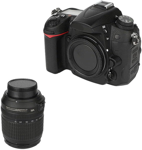 2 Pack Rear Lens Cap and Camera Body Cap Cover Kit for Nikon D3500 D3400 D3300 D3200 D3100 D5100 D5200 D5300 D5500