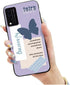 for T-Mobile Revvl V+ 5G Case with 2 Tempered Glass Screen Protectors, Slim Shockproof Butterfly Design