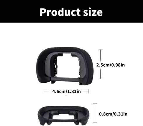 YWLUUOO EP18 Comfortable Silicone Eye Cup Eyecup for Precise Viewfinder Protecting in Outdoor Photography Camera