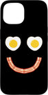 Eggs Smile Brunch Breakfast Tee Store. Face Eggs and Bacon Ham Breakfast Smile Case for iPhone 15