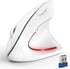 TECKNET Ergonomic Mouse, Wireless Bluetooth Vertical Mouse, 4800 DPI Optical Tracking, 6 Adjustable
