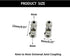 URIMPAVIDO 2PCS (4mm 4mm) RC Car Boat Shaft Coupler Motor Connector Coupler Universal Joint Coupling for RC Car Truck