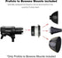 Profoto Speedring to Bowens Mount Converter, Monolight Interchangeable Adapter Ring