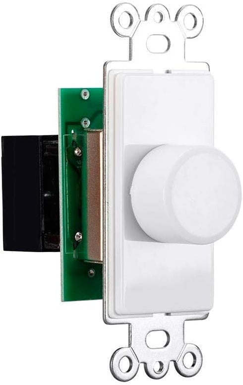 Monoprice 70 Volt Rotary in-Wall Inline Speaker Volume Control, 50-Watt, Supports 12 AWG and 70 Volt Music Systems
