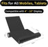 Generic 3 4" -10" Pyramid Mobile Phone Holder - Inclined Angle Desktop Stand, Dock Cradle Suitable for All Mobiles