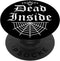 Dead Inside Pastel Goth Elegant Gothic Trendy Skull Web PopSockets Standard PopGrip