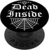 Dead Inside Pastel Goth Elegant Gothic Trendy Skull Web PopSockets Standard PopGrip