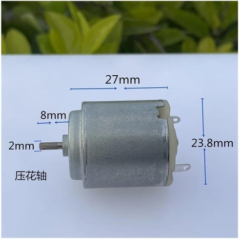 IPUDIS 3V 3.7V 5V 6V 14500RPM 24mm R260 DC High Speed Small Round Electronic Starter Carbon Brush RC Car Boat Toy