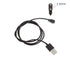 Smartwatch Power Charger Holder Stand Base, Universal USB Magnetic Charging Cable for 2Pin 2.84mm Smartwatch