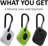 3 Pack Compatible with Tile Mate 2022 Case, Flexible Silicone Anti-Scratch Skin Cover Kit with Keychain