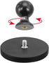 ARKON 65mm 25mm (1 inch) Diameter Round Heavy-Duty Magnetic Base with Ball
