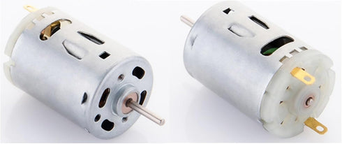 JING 6-12V 10000RPM 380 (2 Mini DC Motor High Torque Gear Motor for RC Boat Model Smart Cars DIY Toys - PCS)