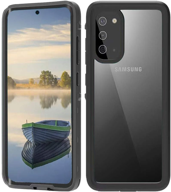 Compatible with S20 Waterproof Case, IP68 Underwater Dirtproof Shockproof, Built-in Screen Protector Full Body