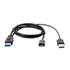 xiwai Type-C USB-C to USB 3.0 Male & USB 2.0 Dual Power Data Y Cable for Laptop & Hard Disk