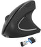 Vassink Ergonomic WirelessMouse, USB A+Type C(2 in 1) Connection, 800/1200/1600 DPI, 6 Silent
