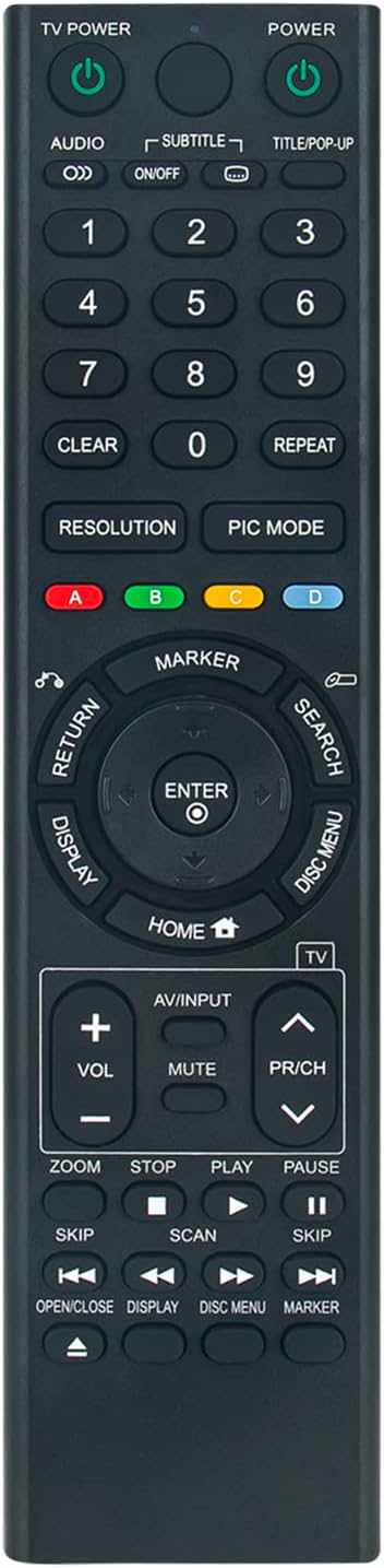 ECONTROLLY AKB68183605 Replaced Remote Control fit for LG Blu-Ray Disc Player Recorder BD390V-N