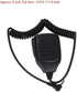 Handheld Speaker Mic, 3.5mm Walkie Talkie Shoulder Microphone with PU Wire for Yaesu, Two-Way Radio