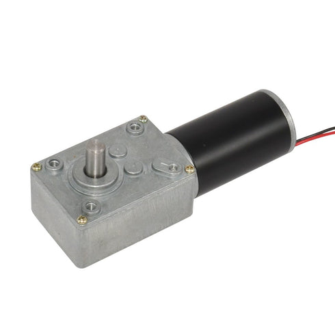 DC GEAR MOTOR Reversible 12V 24V Electric DC Worm Gear Motor 80RPM High Torque with