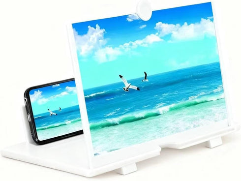 Dymicbit 10'' Screen Magnifier Amplifier, New Generation Phone Holder Screen Amplifier, 3D HD