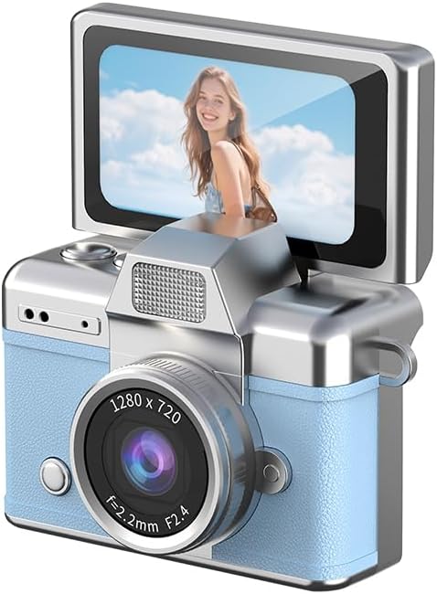 Generic Mini Keychain Digital Camera with 180 Flip Selfie Screen - 1.47 HD
