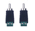 RCA Plugs for Speaker Wire, RCA to AV Screw Terminal Connector, Solderless Adapter for Audio/Video