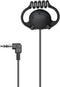 Generic Single Earphone Mono with D-Shaped Wave-Adjustable Design 3.5mm Plug, for Tour Guide