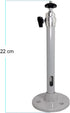 Projector Ceiling Mount, Aluminum Alloy Rotatable Thickened Shock Resistant Stand for Home, Office, Meeting Room, School