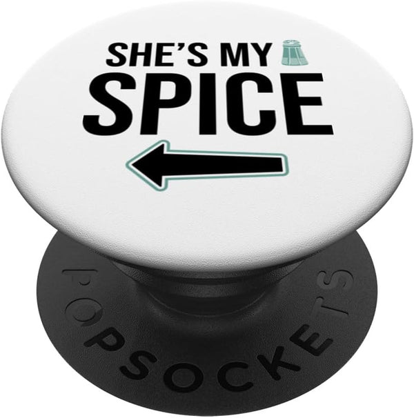 My Spice My Recipe - Funny Couple Matching PopSockets Standard PopGrip